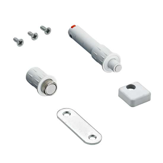 Afbeeldingen van Hettich WingLine L, Magnetische vergrendeling design voor basisset Push to move, wit