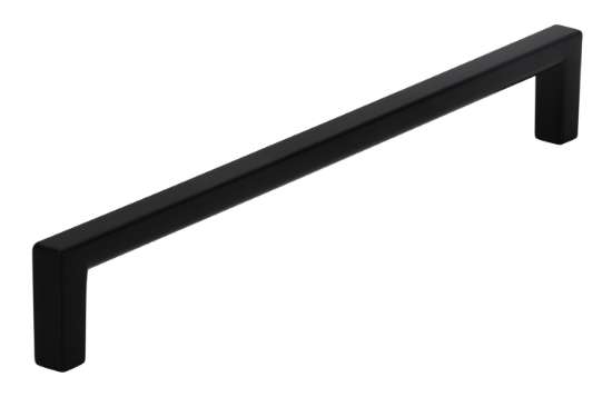 Afbeeldingen van Siro Meubelgreep metaal - boorafstand 192mm/L 200mm/H 28mm/B 8mm mat zwart 