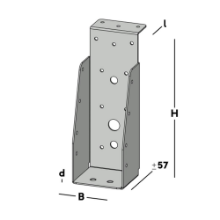 Afbeeldingen van GB Balkdrager GBS-KL 59x171 1,5 Sendzimir Verzinkt