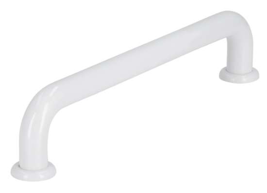 Afbeeldingen van Siro Meubelgreep kunststof - boorafstand 128mm/L 144mm/H 30mm/B 16mm - wit 