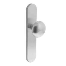 Afbeeldingen van INTERSTEEL Knop Paddenstoel op schild met nok blind rvs geborsteld 2697