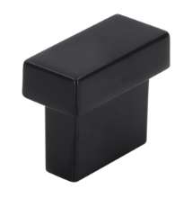 Afbeeldingen van Siro Meubelgreep metaal - boorafstand 16mm/L 29mm/H 24mm/B 14mm - mat zwart 