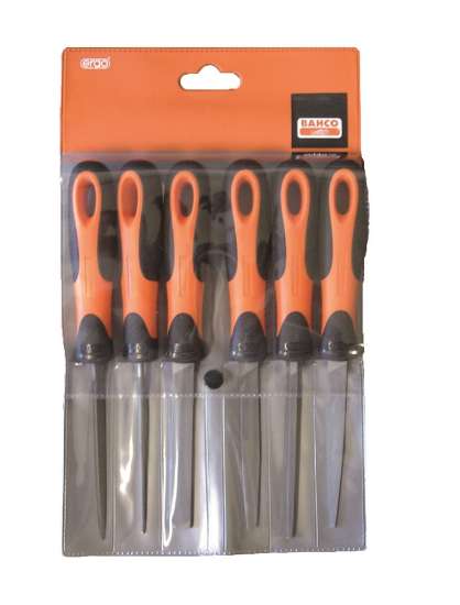 Afbeeldingen van Bahco Vijlen Set met Hecht 1-476-04-3-2