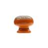 Afbeeldingen van Siro Meubelknop keramisch - L 31mm/H 28mm/B 31mm oranje/mandala 