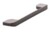Afbeeldingen van Siro Meubelgreep metaal - boorafstand 160mm/L 168mm/H 30mm/B 12mm zwart chroom glanzend 