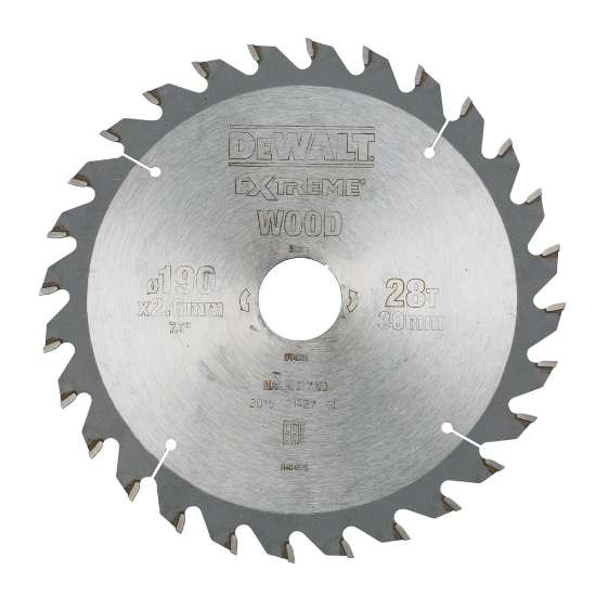 Afbeeldingen van DeWALT Cirkelzaagblad DT4033