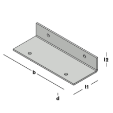 Afbeeldingen van GB Versterkingshoek 40x20 100x2 Sendzimir Verzinkt