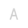 Afbeeldingen van INTERSTEEL Huisletter A 100 mm rvs geborsteld 4026