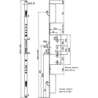 Afbeeldingen van Nemef Veiligheidsmeerpuntssluiting, Comfort line cilinderbediend (levensloopconcept), PC-uitsparing 4915