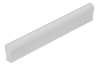 Afbeeldingen van Siro Meubelgreep metaal - boorafstand 128mm/L 148mm/H 23mm/B 12mm mat aluminium 