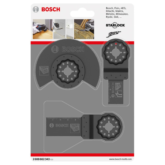 Afbeeldingen van Bosch 3-delige universele set