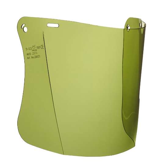 Afbeeldingen van Hellberg reserve vizier SAFE - Polycarbonaat groen shade2 