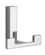 Afbeeldingen van Siro Kapstokhaak metaal - boorafstand 32mm/L 61mm/H 40mm/B 70mm chroom glanzend 
