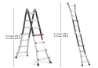 Afbeeldingen van Altrex vouwladder Varitrex Teleprof - 4x4 sporten 