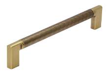 Afbeeldingen van Siro Meubelgreep metaal - boorafstand 160mm/L 174mm/H 32mm/B 12mm vintage goud 