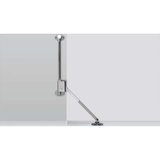 Afbeeldingen van Hettich Klephouder Klassik D met lager L 258 D / 300, links, vernikkeld
