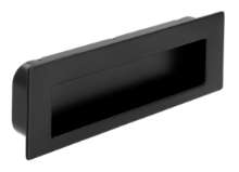 Afbeeldingen van Siro Schelpgreep metaal - boorafstand 96mm/L 112mm/H 13mm/B 38mm mat zwart 