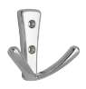 Afbeeldingen van Siro Kapstokhaak metaal - boorafstand 25mm/L 71mm/H 40mm/B 76mm - chroom glanzend 