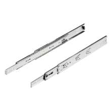 Afbeeldingen van Hettich Kogelgeleider KA 5332, zijwandmontage, afmetingen (H x B) 45 x 12,7 mm, 450, blauw gepassiveerd, verzinkt, gepassiveerd