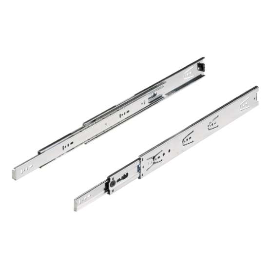 Afbeeldingen van Hettich Kogelgeleider KA 5332, zijwandmontage, afmetingen (H x B) 45 x 12,7 mm, 450, blauw gepassiveerd, verzinkt, gepassiveerd