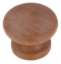 Afbeeldingen van Siro Meubelknop hout - L 35mm/H 27mm/B 35mm gelakt elzen 