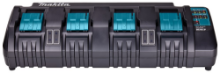 Afbeeldingen van Makita LXT oplader DC18SF - 230v 2,6Ah - voor 4 accu's 