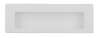 Afbeeldingen van Siro Schelpgreep metaal - boorafstand 96mm/L 112mm/H 13mm/B 38mm wit 