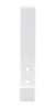 Afbeeldingen van Siro Kapstokhaak metaal - boorafstand 16mm/L 118mm/H 78mm/B 19mm wit 