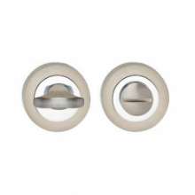 Afbeeldingen van INTERSTEEL WC-sluiting 7mm rond met 7mm nokken chroom/nikkel mat 3476