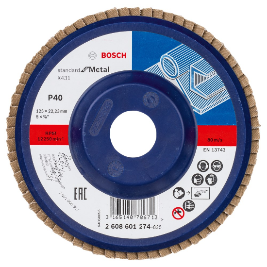 Afbeeldingen van Bosch Lamellenschuurschijf X431, Standard for Metal