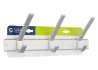 Afbeeldingen van Siro Haaklijst metaal - boorafstand 312mm/L 330mm/H 80mm/B 120mm - mat aluminium 