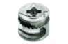 Afbeeldingen van Hettich Rastex 15 zonder afdekrand, blank, 19 mm