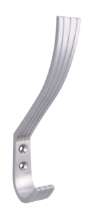 Afbeeldingen van Siro Kapstokhaak metaal - boorafstand 16mm/L 154mm/H 77mm/B 20mm - chroom mat 