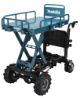 Afbeeldingen van Makita transporter DCU601Z - 2x18V - zonder accu's en lader met schaarlift 