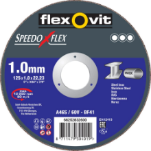 Afbeeldingen van Flexovit Doorslijpschijf - Ø125x1x22.2mm - staal en zachte metalen