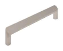 Afbeeldingen van Siro Meubelgreep metaal - boorafstand 128mm/L 138mm/H 32mm/B 10mm - RVS effect 