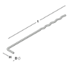 Afbeeldingen van GB UNI-L spouwanker - Ø3,6x200mm - verzinkt draad