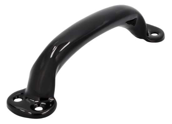Afbeeldingen van Siro Meubelgreep metaal - boorafstand 140x19mm/L 162mm/H 41mm/B 37mm - zwart 