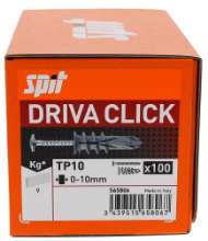 Afbeeldingen van Spit gipsplaatplug Driva click - Ø13x38mm - met schroef