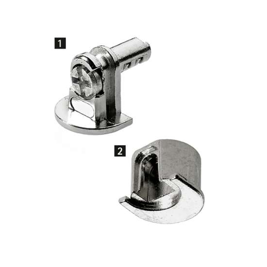 Afbeeldingen van Hettich Legplankdrager Alfa Stop 8 mm