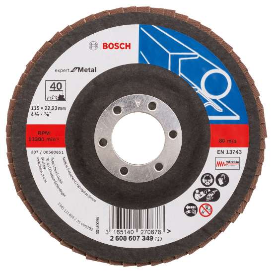 Afbeeldingen van Bosch Lamellenschuurschijf X551, Expert for Metal