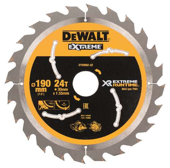 Afbeeldingen van DeWALT Cirkelzaagblad DT99562