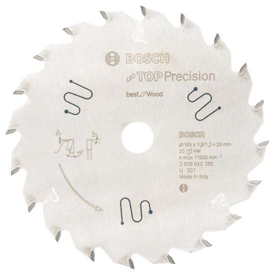 Afbeeldingen van Bosch Cirkelzaagblad Top Precision Best for Wood