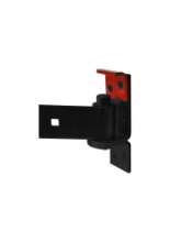 Afbeeldingen van GB plaatduimbeveiliging - 35x17 40x4mm - epoxycoating zwart