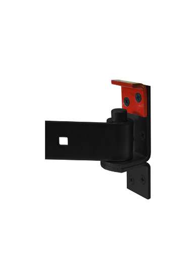 Afbeeldingen van GB plaatduimbeveiliging - 35x17 40x4mm - epoxycoating zwart