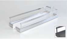 Afbeeldingen van Hettich Arena STYLE antislip-inhangbodems (Dispensa Junior Slim), 150 x 462 x 93, verchroomd