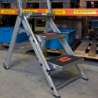 Afbeeldingen van Altrex trap Brenta - 4 treden - met grote bordessen  Op=Op