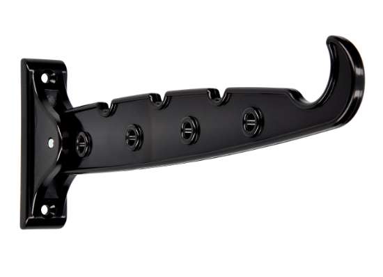 Afbeeldingen van Siro Wasdroger kunststof - boorafstand 74mm/L 315mm/H 64mm/B 26mm zwart 