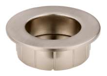 Afbeeldingen van Siro Schelpgreep metaal - L 50mm/H 16mm/B 50mm RVS effect 