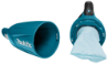 Afbeeldingen van Makita Steelstofzuiger blauw - 18V 5.0Ah accu - inclusief snellader in doos
